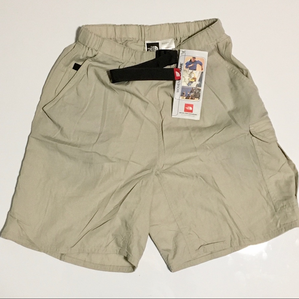NWT The North Face Packable Hiking Shorts Casual Active Womens Size M Fossil NEW